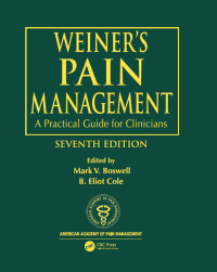 Titelbild: Weiner's Pain Management 7th edition 9780849322624