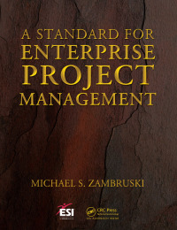 Imagen de portada: A Standard for Enterprise Project Management 1st edition 9781138440456
