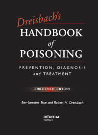 Cover image: Dreisbach's Handbook of Poisoning 1st edition 9781850700388