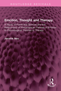 Cover image: Emotion, Thought and Therapy 1st edition 9781032350158