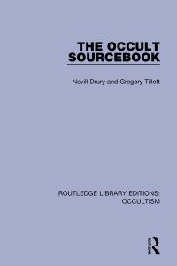 Cover image: The Occult Sourcebook 1st edition 9780367349165