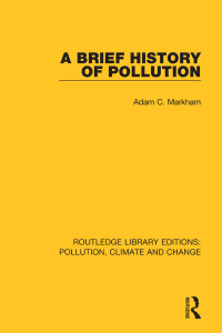Imagen de portada: A Brief History of Pollution 1st edition 9780367362515