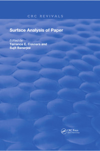 Imagen de portada: Surface Analysis of Paper 1st edition 9780367234690