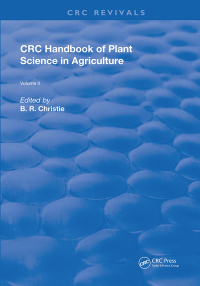 Imagen de portada: CRC Handbook of Plant Science in Agriculture 1st edition 9780367252410