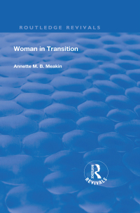 Titelbild: Woman in Transition 1st edition 9780367260057