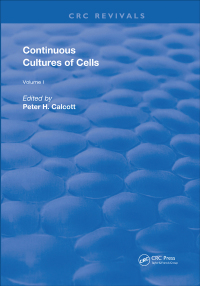 Imagen de portada: Continuous Cultures Of Cells 1st edition 9780367261429