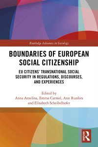 Imagen de portada: Boundaries of European Social Citizenship 1st edition 9780367249830