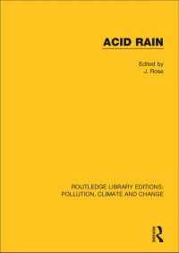 Omslagafbeelding: Acid Rain 1st edition 9780367364878
