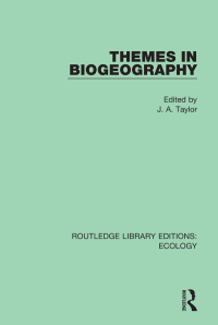 Imagen de portada: Themes in Biogeography 1st edition 9780367351106