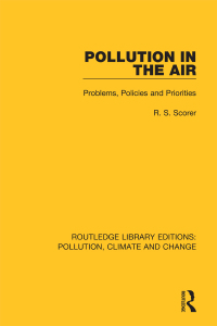 Cover image: Pollution in the Air 1st edition 9780367365271