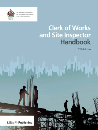 Cover image: Clerk of Works and Site Inspector Handbook 1st edition 9781859467114