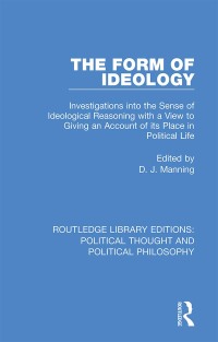 Cover image: The Form of Ideology 1st edition 9780367222055