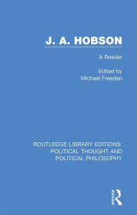 Cover image: J. A. Hobson 1st edition 9780367246242