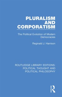 Cover image: Pluralism and Corporatism 1st edition 9780367221003