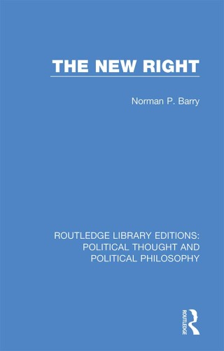 Imagen de portada: The New Right 1st edition 9780367230524