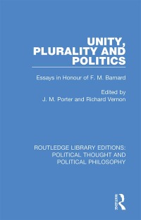 Omslagafbeelding: Unity, Plurality and Politics 1st edition 9781032808147