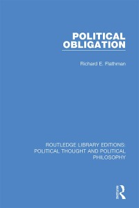 Cover image: Political Obligation 1st edition 9780367369354