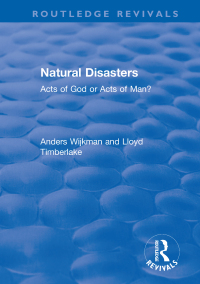 Titelbild: Natural Disasters 1st edition 9780367369330