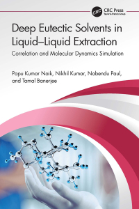 Cover image: Deep Eutectic Solvents in Liquid-Liquid Extraction 1st edition 9781032138565