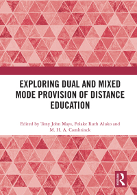 Omslagafbeelding: Exploring Dual and Mixed Mode Provision of Distance Education 1st edition 9780367253806