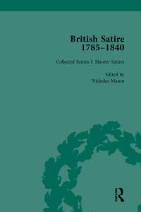Cover image: British Satire, 1785-1840, Volume 1 1st edition 9781138751170