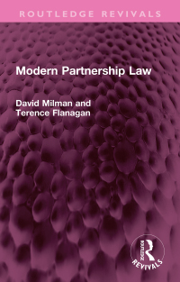 Imagen de portada: Modern Partnership Law 1st edition 9781032350172