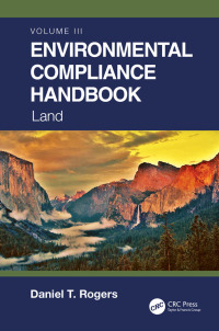 Imagen de portada: Environmental Compliance Handbook, Volume 3 1st edition 9780367706012