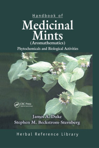 Cover image: Handbook of Medicinal Mints ( Aromathematics) 1st edition 9780849327247