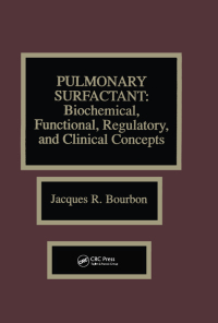 Immagine di copertina: Pulmonary Surfactant 1st edition 9780849369247