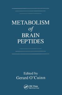 Cover image: Metabolism of Brain Peptides 1st edition 9780849376658