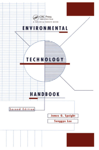 Cover image: Environmental Technology Handbook 2nd edition 9781560328926