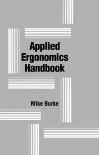 Cover image: Applied Ergonomics Handbook 1st edition 9780873713672