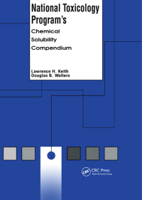 Cover image: National Toxicology Program's Chemical Solubility Compendium 1st edition 9780873716536