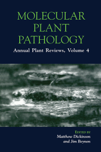 Imagen de portada: Molecular Plant Pathology 1st edition 9780849305108