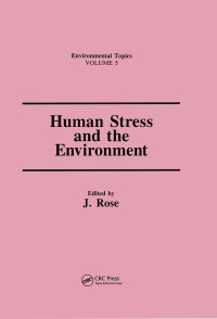 Cover image: Human Stress and the Environment 1st edition 9782881248511