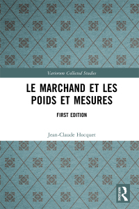 Cover image: Le marchand et les poids et mesures 1st edition 9781032345475