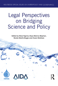 صورة الغلاف: Legal Perspectives on Bridging Science and Policy 1st edition 9780367406851