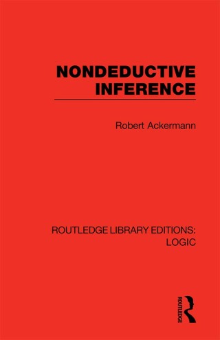 Imagen de portada: Nondeductive Inference 1st edition 9781032808581