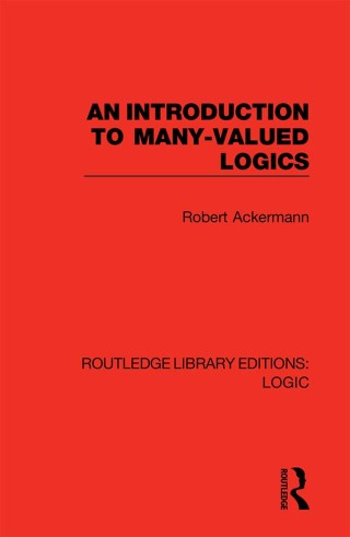 Titelbild: An Introduction to Many-valued Logics 1st edition 9780367417444
