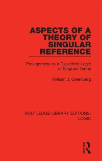 Cover image: Aspects of a Theory of Singular Reference 1st edition 9780367426163