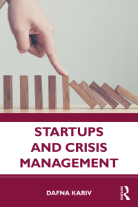 Cover image: Startups and Crisis Management 1st edition 9781032003580