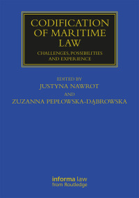 Imagen de portada: Codification of Maritime Law 1st edition 9781032081960