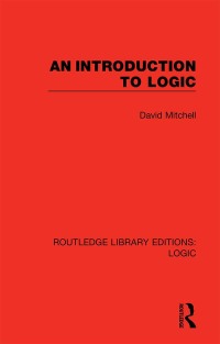 Omslagafbeelding: An Introduction to Logic 1st edition 9780367420642