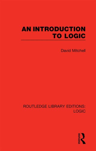 Imagen de portada: An Introduction to Logic 1st edition 9780367420642