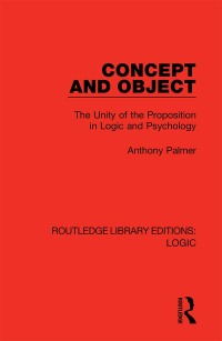 Cover image: Concept and Object 1st edition 9781032808734