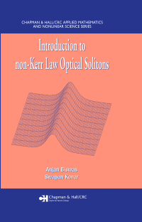 Cover image: Introduction to non-Kerr Law Optical Solitons 1st edition 9780367453367