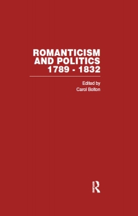 Cover image: Romanticism & Politics 1789-1832 1st edition 9780415340878
