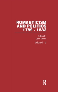 表紙画像: Romanticism and Politics, 1789–1832 1st edition 9780415340823