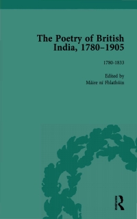 Cover image: The Poetry of British India, 1780–1905 1st edition 9781851969852