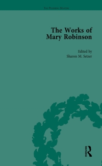 Cover image: The Works of Mary Robinson, Part I 1st edition 9781851969531